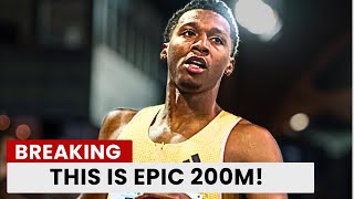 Erriyon Knighton JUST Destroyed The Field In Epic 200m  Track And Field 2025 [upl. by Furnary940]