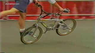 DENNIS McCOY  Pro BMX Flatland  1992 Rider Cup  London [upl. by Hgalehs]