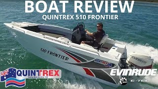 NEW Quintrex 510 Frontier  Boat Reviews on the Broadwater [upl. by Bahner]