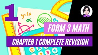 PT3 KSSM Mathematics Form 3 Indices Chapter 1 Complete Revision [upl. by Aihsile]