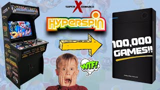 KINHANK HYPERSPIN HDD COMPLETE GAME SYSTEMS LIST 😲 [upl. by Aivital]