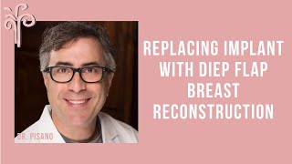 Replacing Implant with DIEP Flap Breast Reconstruction [upl. by Ecnarretal]