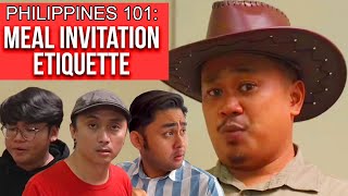 PHILIPPINES 101 Meal Invitation Etiquette [upl. by Decrem]