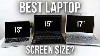 Best Laptop Screen Size 13” vs 15” vs 17” [upl. by Aiynat]