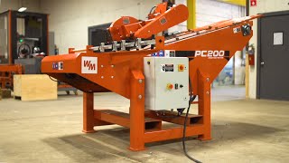 PC200 Single End Pallet Trim Saw in Action  WoodMizer [upl. by Lorrimer725]