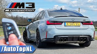 BMW M3 G80 Competition REVIEW on AUTOBAHN by AutoTopNL [upl. by Campney]