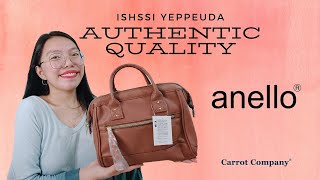 ANELLO BAG REVIEW AND AUTHENTICITY CHECKFAUX LEATHER HINGED CLASP MINI SHOULDER BAGISHSSI YEPPEUDA [upl. by Frasco404]