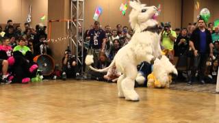 Isabelle Unicorn  BLFC 2014 Fursuit Dance Competition [upl. by Edylc]