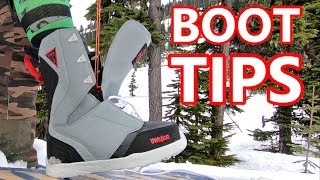 How To Put On Snowboard Boots  Beginner Tips [upl. by Anayek291]