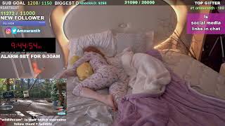 Amouranths Sleep Stream Went CRAZY [upl. by Ycnej]