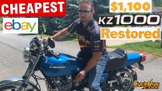 I BOUGHT the CHEAPEST KZ1000 on EBAY and RESTORED it WAS IT WORTH IT [upl. by Ferretti]