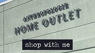 ANTHROPOLOGIE HOME OUTLET  The ULTIMATE Home Decor Store [upl. by Ahsima]