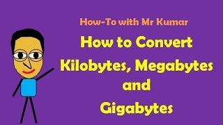 How to Convert Kilobytes Megabytes and Gigabytes [upl. by Leiuqeze]