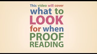 University of Sheffield  What to look for when proofreading [upl. by Rikki499]