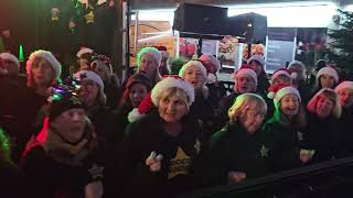 WHAT CHRISTMAS MEANS TO ME Rock Choir at Birkdale Lights Switch On 1st December 2024 [upl. by Koerner]