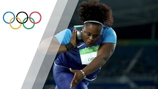 USAs Carter outthrows for Shot Put gold [upl. by Nitsej284]