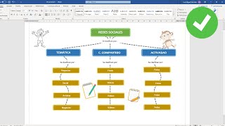 Como crear un mapa conceptual en WORD [upl. by Henryson]