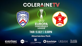 Coleraine vs FK Velez Mostar [upl. by Suoicerp]