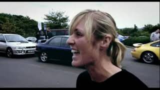 Top Gear  Sabine Schmitz at the ring with Diesel Jaguar Stype [upl. by Uehttam]