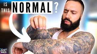 How to TREAT A PEELING TATTOO  Tips Tricks amp Healing Experience [upl. by Skolnik852]