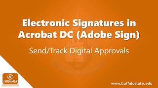 Send and Track Electronic Signatures Using Acrobat and Adobe Sign [upl. by Silda124]