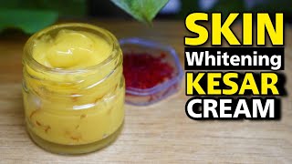 Saffron CreamKesar Cream How To Make Saffron Cream At Home Saffron Cream For Dry Skin Saffron [upl. by Aidni]