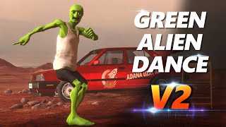 Green Alien Dance V2  Dame Tu Cosita Parody [upl. by Ssej]