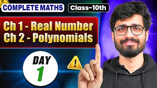 Class 10 Maths  Day 1  Real Numbers amp Polynomials  Class 10  Alakh Pandey  Ritik Sir [upl. by Hoebart133]