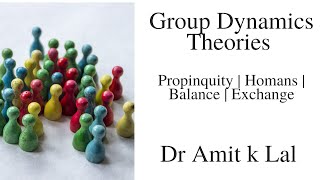 Group Dynamics Theories  Propinquity  Homans  Balance  Exchange theory [upl. by Garth643]