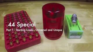 44 Special  Part 1  Starting Loads [upl. by Wainwright]