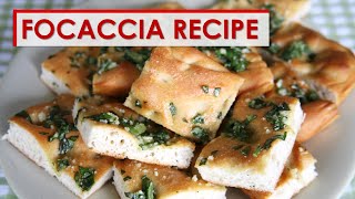 Focaccia Recipe [upl. by Sidonia66]