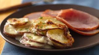 Scalloped Potatoes  Betty Crocker Recipe [upl. by Atiekal]