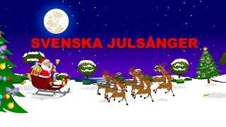 Svenska julsånger  Barnsånger  Christmas Songs in Swedish  Bjällerklang etc [upl. by Anyale]