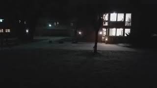 Snowing at Hurth Efferen Student village [upl. by Sink]