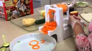 Paderno World Cuisine Spiral Vegetable Slicer [upl. by Dib]