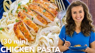 Creamy Lemon Chicken Pasta Recipe [upl. by Nospmas]