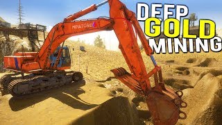 DEEP GOLD MINING With HUGE NEW EXCAVATOR SELLING THAT MAGNETITE  Gold Rush Full Release Gameplay [upl. by Aiello173]