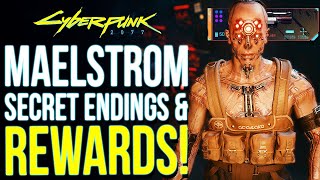 Militech vs Maelstrom Cyberpunk 2077  All Maelstrom Secret Endings amp Best Rewards You Need To Get [upl. by Sinnel]