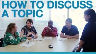 How to discuss a topic in a group [upl. by Onitrof889]