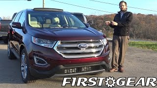 First Gear 2017 Ford Edge Titanium  Review and Test Drive [upl. by Ominoreg]