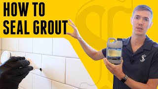 How To Seal Grout  DIY for Beginners [upl. by Jarrod]