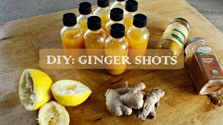 DIY GINGER SHOTS  SisterAv [upl. by Yerrok]