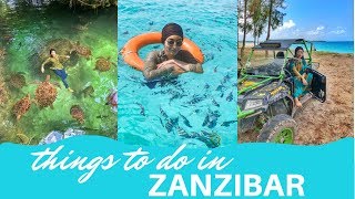 THINGS TO DO IN ZANZIBAR  TANZANIA [upl. by Olegnaleahcim]