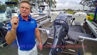 Quintrex Renegade 420 SC  Yamaha F40 4Stroke boat review [upl. by Aciretehs]