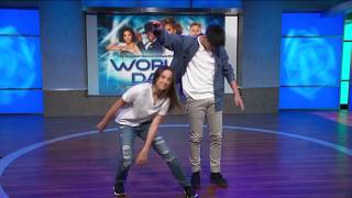 Sean Lew amp Kaycee Rice Dance LIVE on KTLA [upl. by Elletnahc]