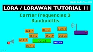 LoRaLoRaWAN tutorial 11 Carrier Frequencies and Bandwidths [upl. by Bergwall]