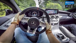 2019 MercedesAMG C43 390hp  POV DRIVE [upl. by Shriver]