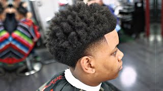 FULL LENGTH FRESHEST HIGH TAPER  HAIRCUT TUTORIAL SPONGE CURL [upl. by Stesha]