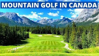 INSANE Mountain Golf in Canada  Kananaskis Golf Course Mt Kidd Golf Vlog [upl. by Cassondra]