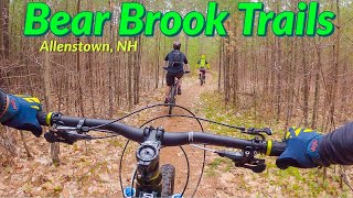 Bear Brook State Park Mountain Bike  Allenstown NH [upl. by Bergh393]